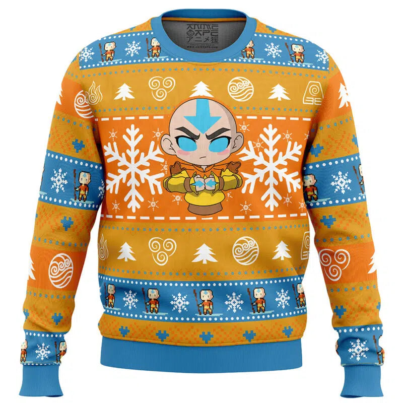 Avatar Aang Avatar The Last Airbender Ugly Christmas Sweater