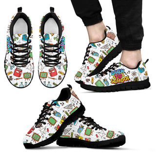 Back To School Shoes Pattern Pupil Sneaker Tennis Walking Shoes - Best Shoes For Teacher, School Shoes