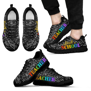 Back To School Shoes Teacher Black Board Sneaker Tennis Walking Shoes - Best Shoes For Teacher, School Shoes