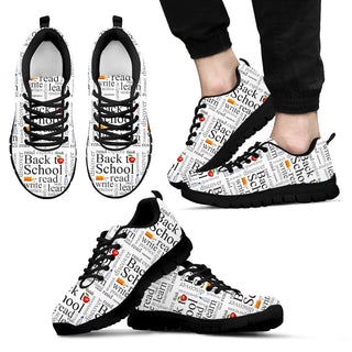 Back To School Shoes Typo Sneaker Tennis Walking Shoes - Best Shoes For Teacher, School Shoes