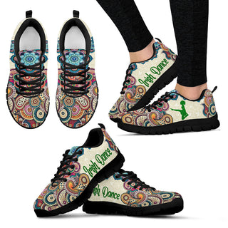 Background Pattern Irish Dance Sneaker Fashion Comfortable Shoes Running Walking Lightweight Casual Sneaker St. Patrick's Day Gift