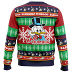 Bah Humbug Faux DuckTales Ugly Christmas Sweater