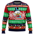 Bah Humbug Faux DuckTales Ugly Christmas Sweater