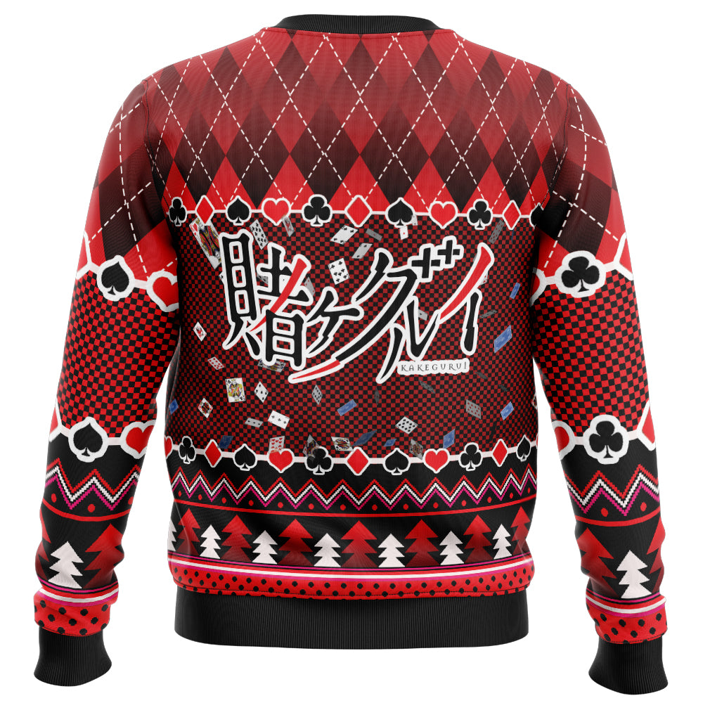 Beautiful Gambler Kakegurui Ugly Christmas Sweater