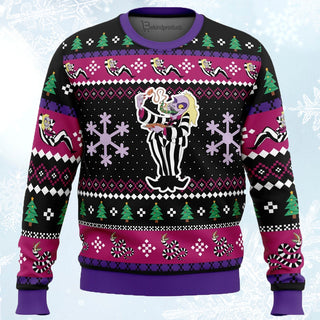 Beetleguise Beetlejuice Ugly Christmas Sweater For Men & Women Christmas Gift Sweater PT752