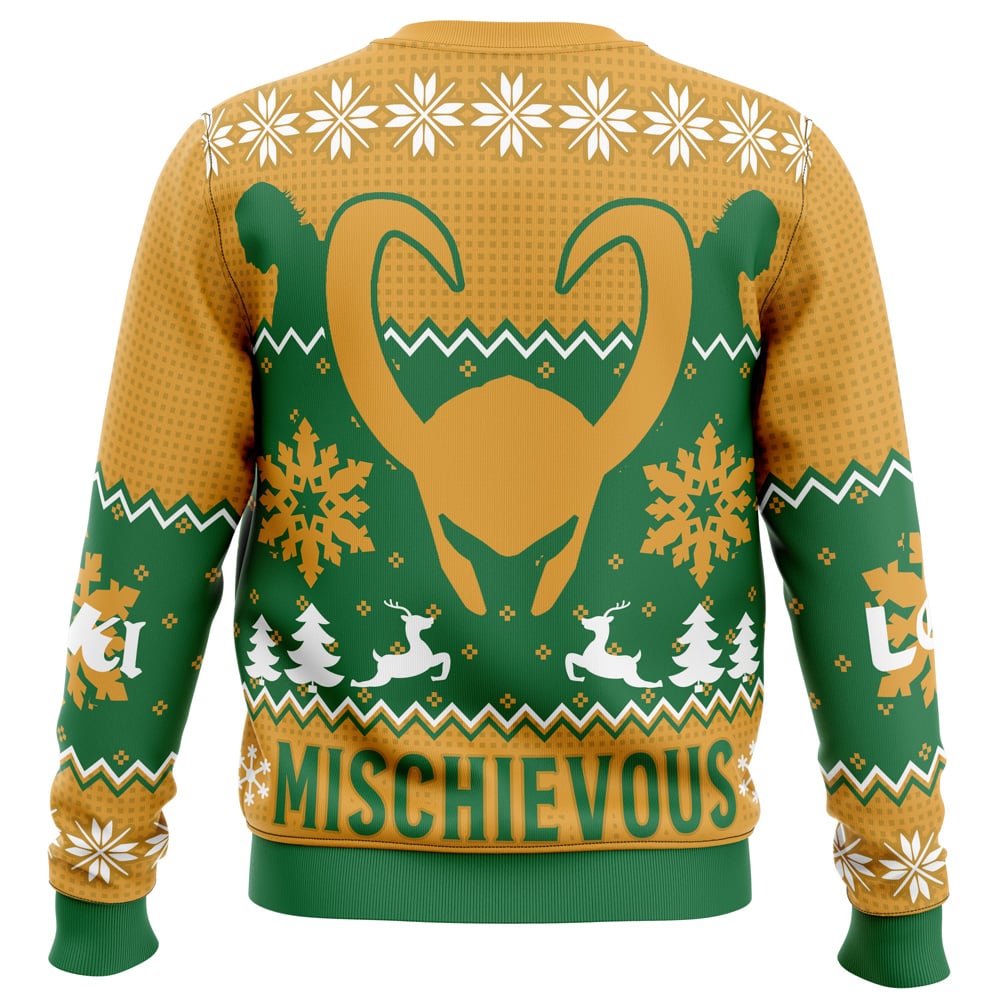 Believe Loki Marvel Ugly Christmas Sweater