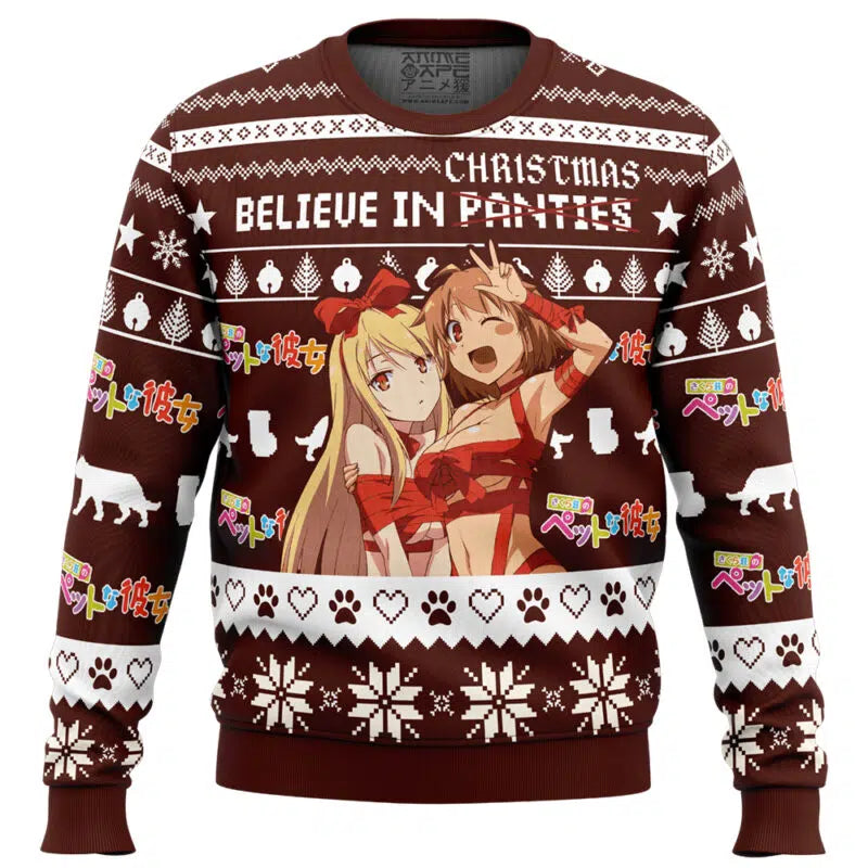 Believe in Christmas The Pet Girl of Sakurasou Ugly Christmas Sweater