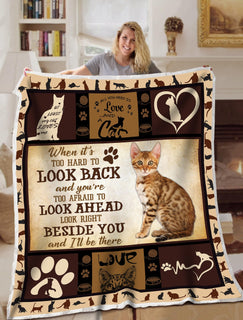 Bengal Cat Blanket Beside You Blanket Throws - Soft Lightweight Blanket Suitable For All Season