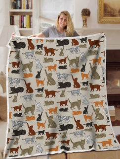 Bengal Cat Blanket Pattern SK Blanket Throws - Soft Lightweight Blanket Suitable For All Season