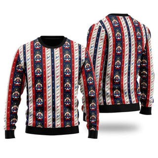 Best Christmas Striped Ugly Christmas Sweater For Men & Women Christmas Gift Sweater US1083