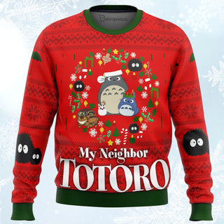 Best Neighbor Totoro Ugly Christmas Sweater For Men & Women Christmas Gift Sweater BH473