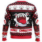 Boo Mario Bros Ugly Christmas Sweater