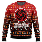 Bottons Symbol Jujutsu Kaisen Ugly Christmas Sweater