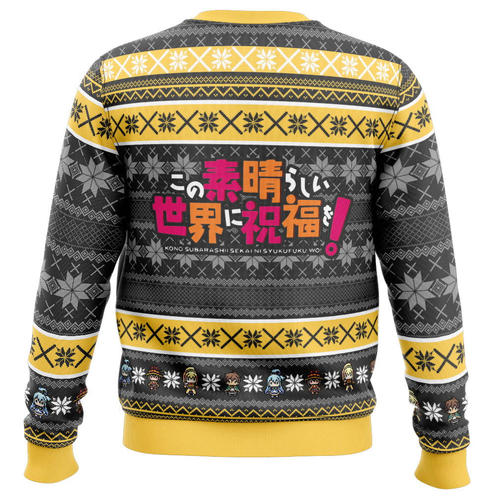 Brace Yourself Konosuba Ugly Christmas Sweater