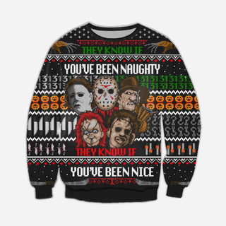 You've Been Naughty You've Been Nice Ugly Christmas Sweater For Men & Women Christmas Gift Sweater CEE065