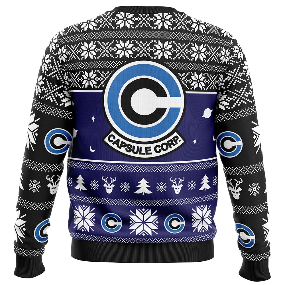 Capsule Corp Dragon Ball Z Ugly Christmas Sweater