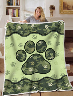 Cat Blanket Camo Seamless Blanket Throws - Soft Lightweight Blanket Suitable For All Season