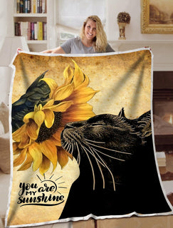 Cat Blanket My Sunshine Blanket Throws - Soft Lightweight Blanket Suitable For All Season