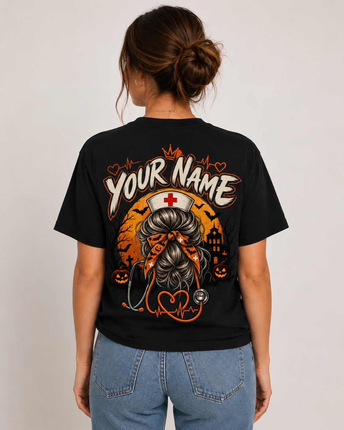 Personalized You Cant Scare Me Im a Nurse Ive Seen It All Halloween Tee