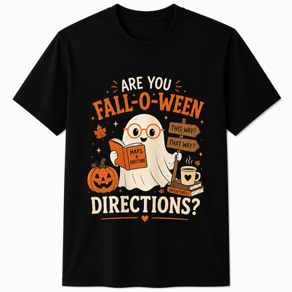 Personalized Halloween Teacher Shirt Are You Fall O Ween Directions Unisex T-shirt