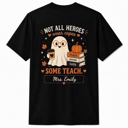 Personalized Halloween Teacher Shirt Are You Fall O Ween Directions Unisex T-shirt