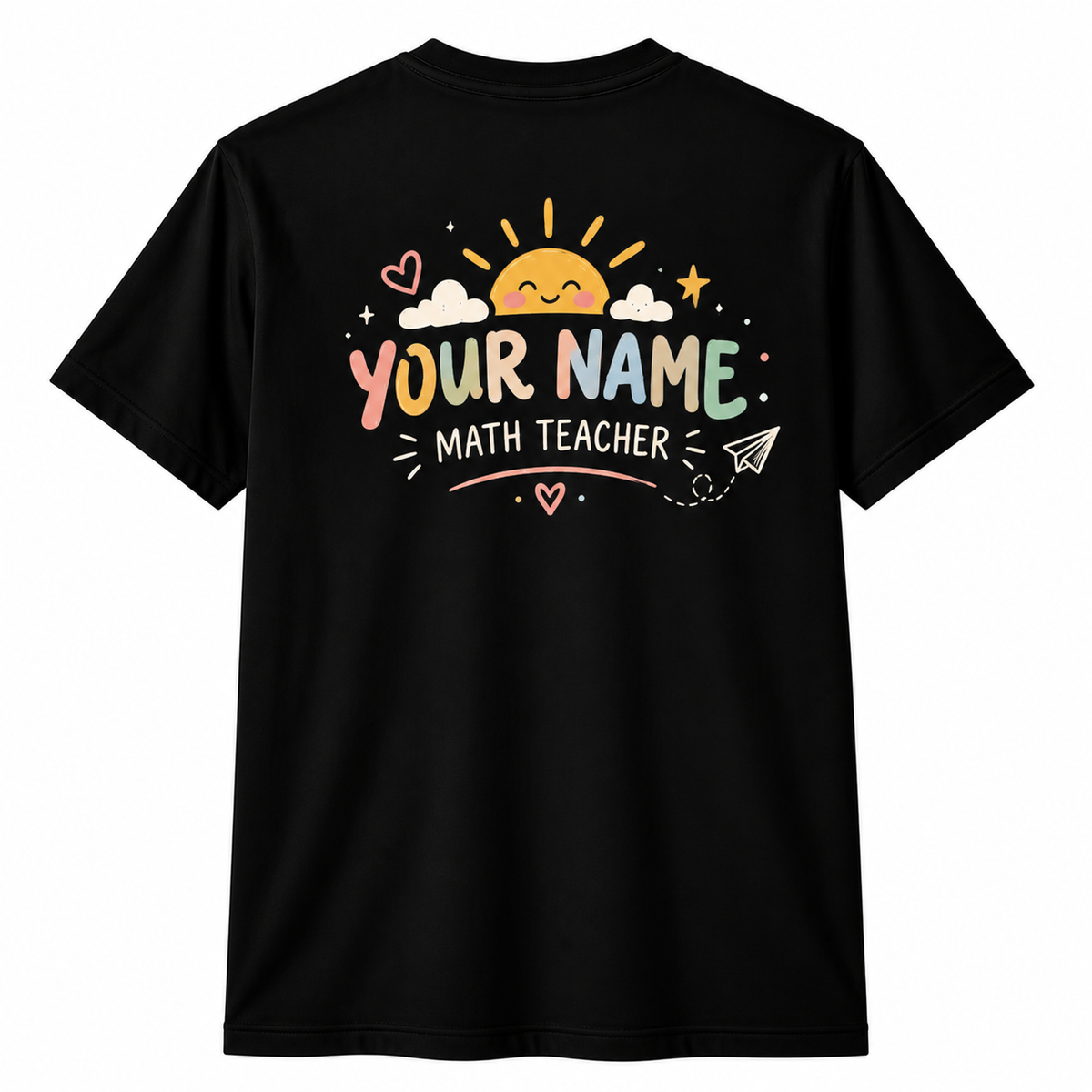 Custom Teacher T-Shirt Sarcastic Sunshine Has Arrived Personalized Name Gift