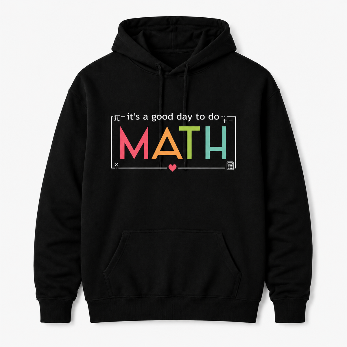 Personalized Math Teacher Hoodie Teaching Math With Heart Custom Name Gift