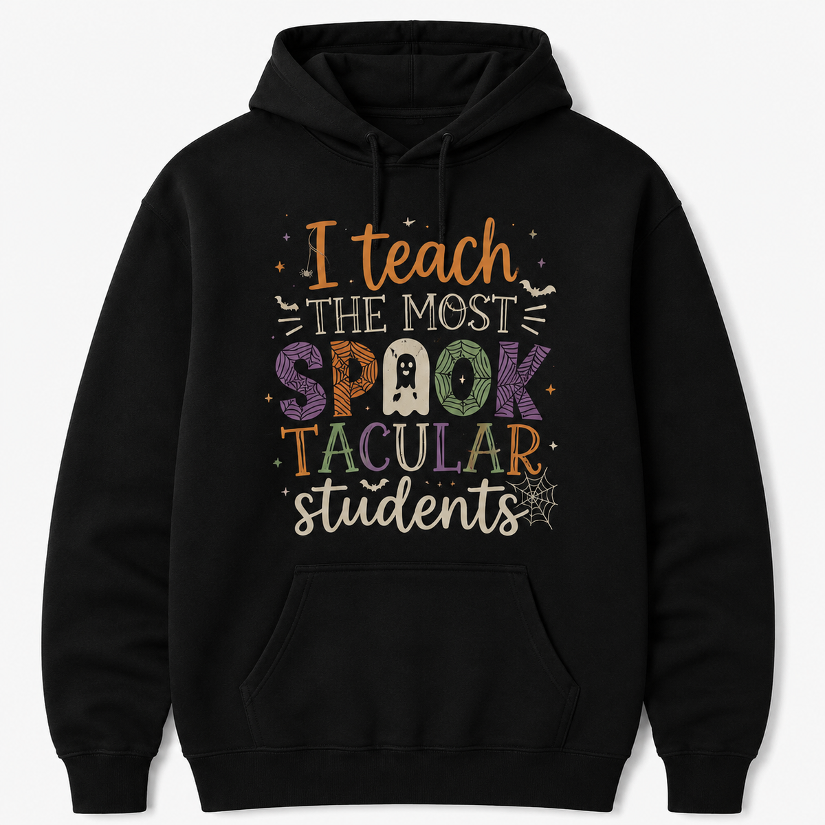 Personalized Halloween Teacher Hoodie Spooktacular Students Custom Name Gift