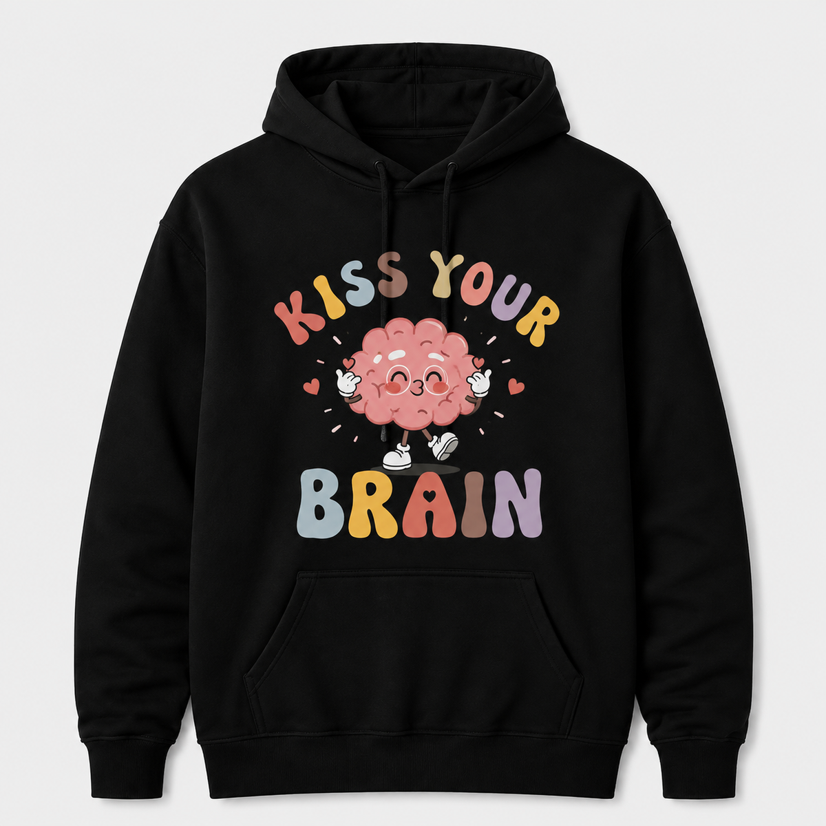 Custom Kiss Your Brain Hoodie Special Education Teacher Personalized Name
