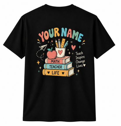 Personalized Custom The Math Ain't Mathin' Funny Math Teacher Unisex T-Shirt