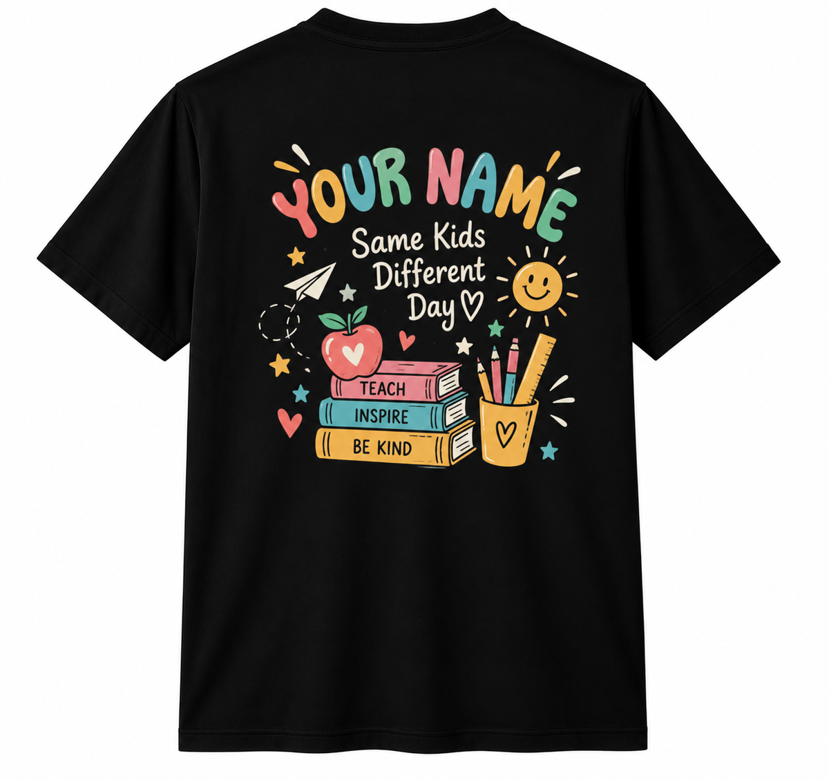 Personalized Custom Ask Me After Recess Cute Teacher Unisex T-Shirt