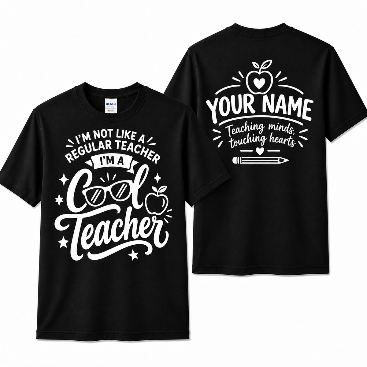 Personalized Custom I'm a Cool Teacher Funny Unisex T-Shirt