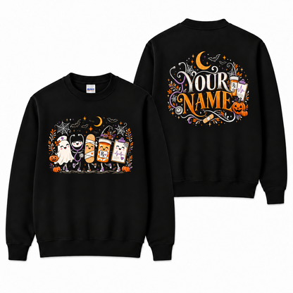Cute Halloween Nurse Sweatshirt Personalized Medical Staff Costume Gift