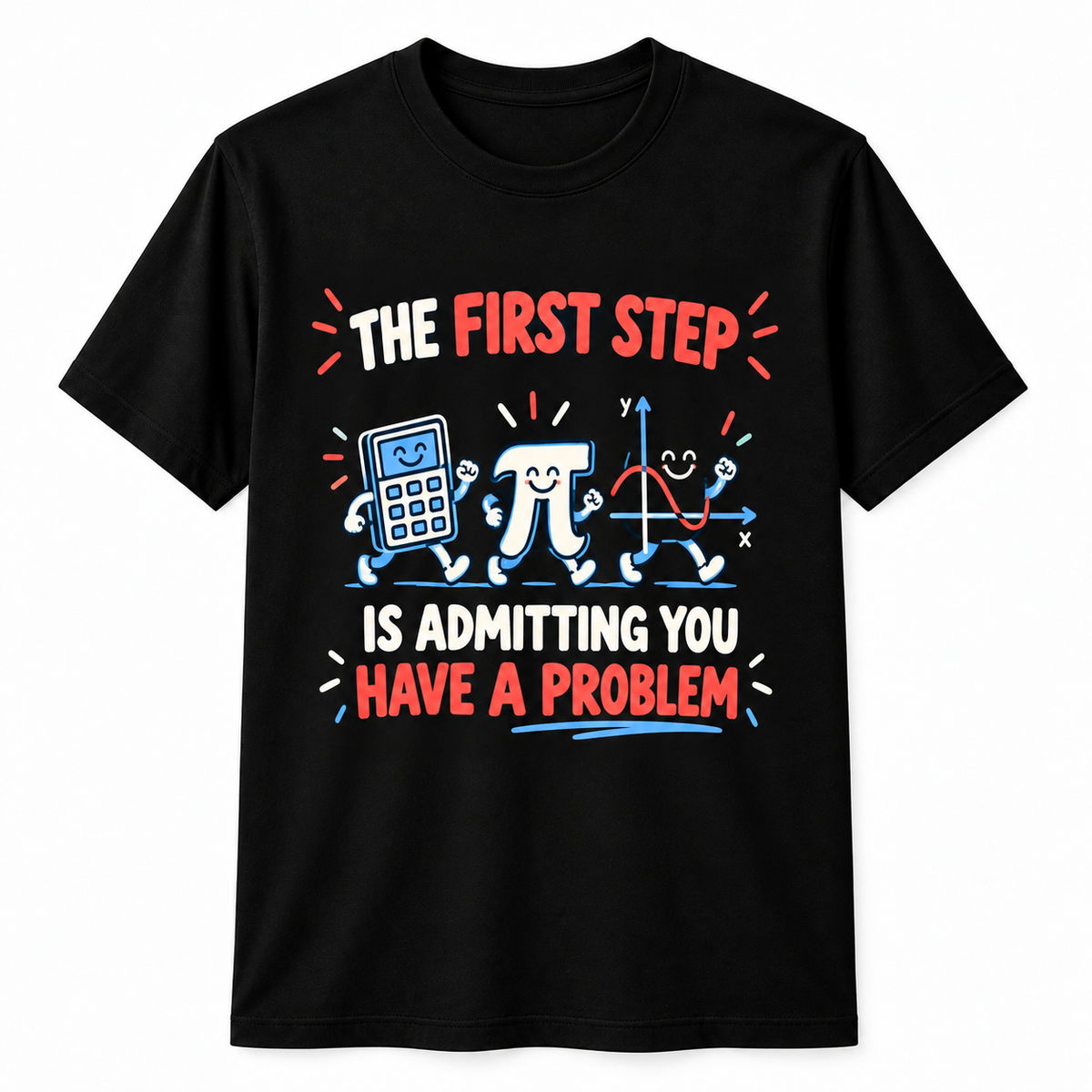 Personalized Custom Math Problem Solver Funny Math Teacher Unisex T-Shirt