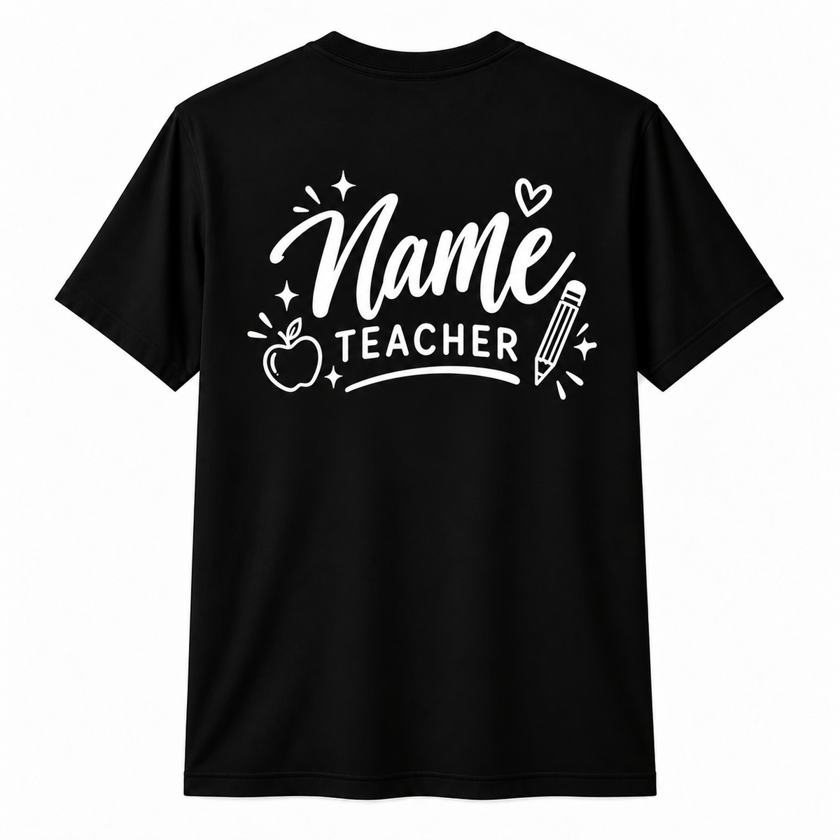 Personalized Custom Teacher Vibes Cute Back to School Unisex T-Shirt