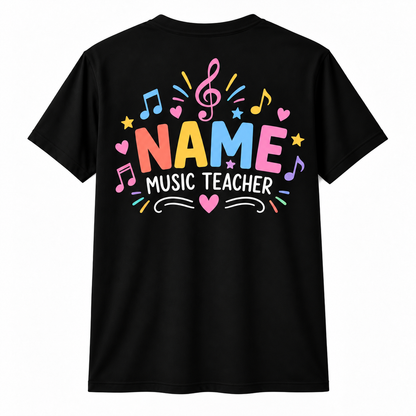 Personalized Custom It's a Good Day to Make Music Cute Music Teacher Unisex T-Shirt