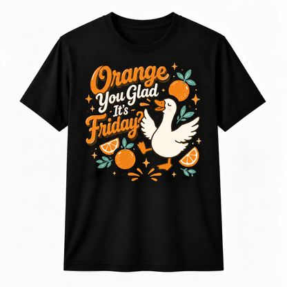 Custom Cute Duck Teacher T-Shirt Squeeze The Day Friday Weekend Lover Gift