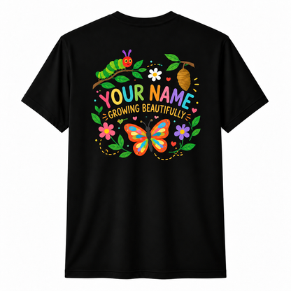 Personalized Teacher Shirt Progress Over Perfection Caterpillar Custom Name