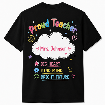 Personalized Happy To See Your Face Shirt Colorful Teacher Unisex T-Shirt