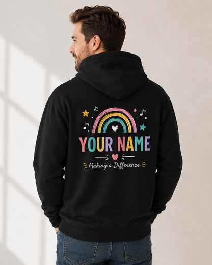 Custom The Life Of A Teacher Hoodie Back To School Personalized Name Gift
