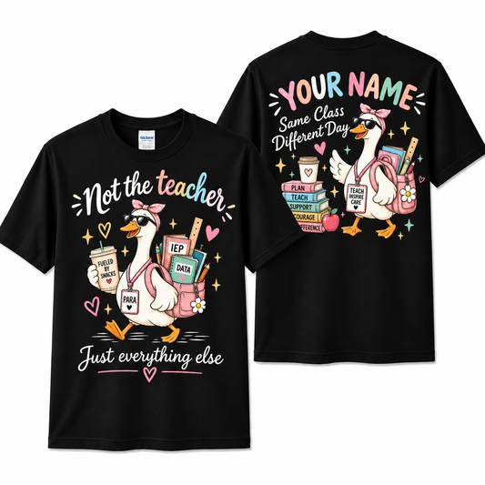 Custom Paraprofessional T-Shirt Just Everything Else Goose Personalized Gift