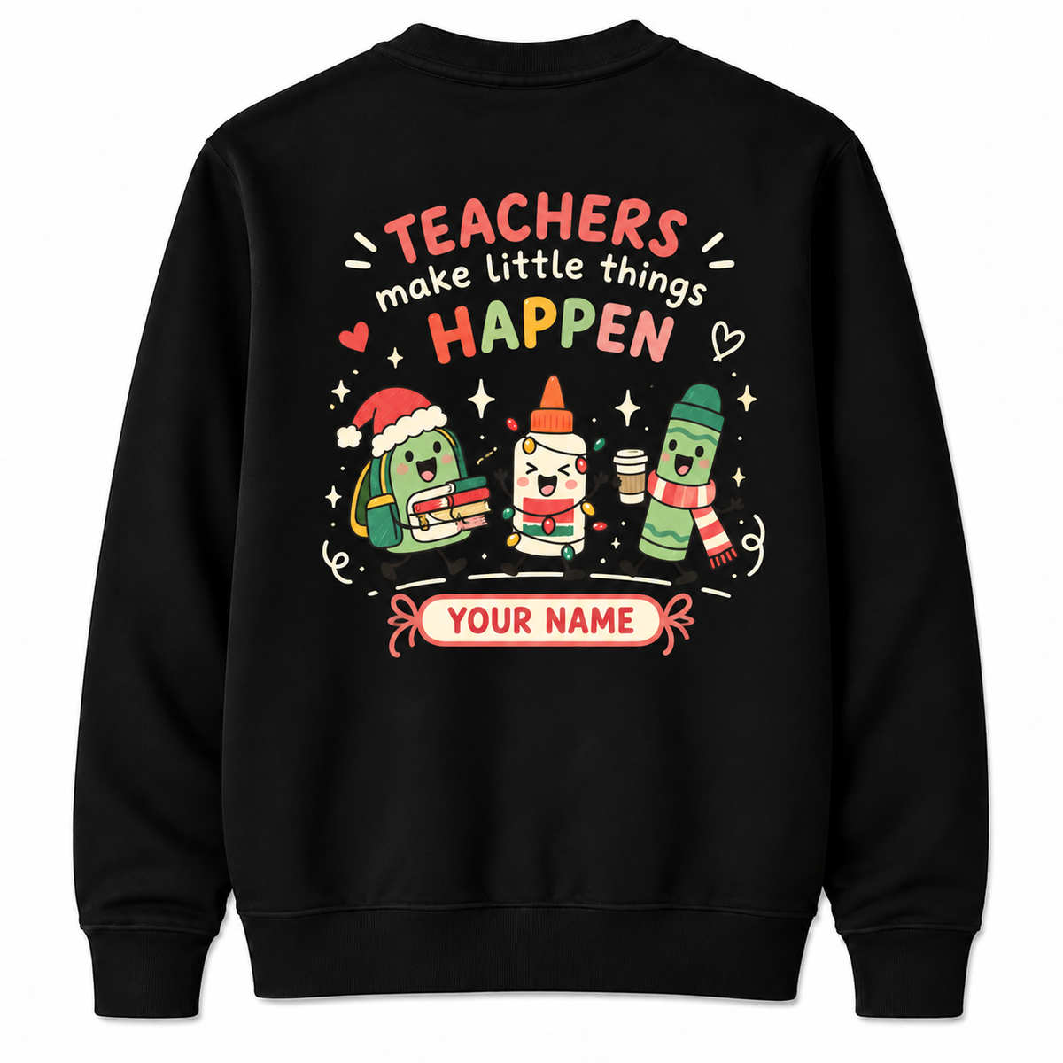 Personalized Custom All Is Calm Just Kidding This Is Kindergarten Teacher Christmas Sweatshirt