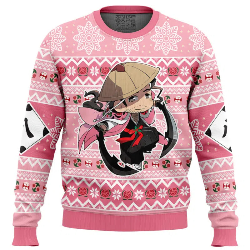 Chibi Shunsui Kyoraku Bleach Ugly Christmas Sweater