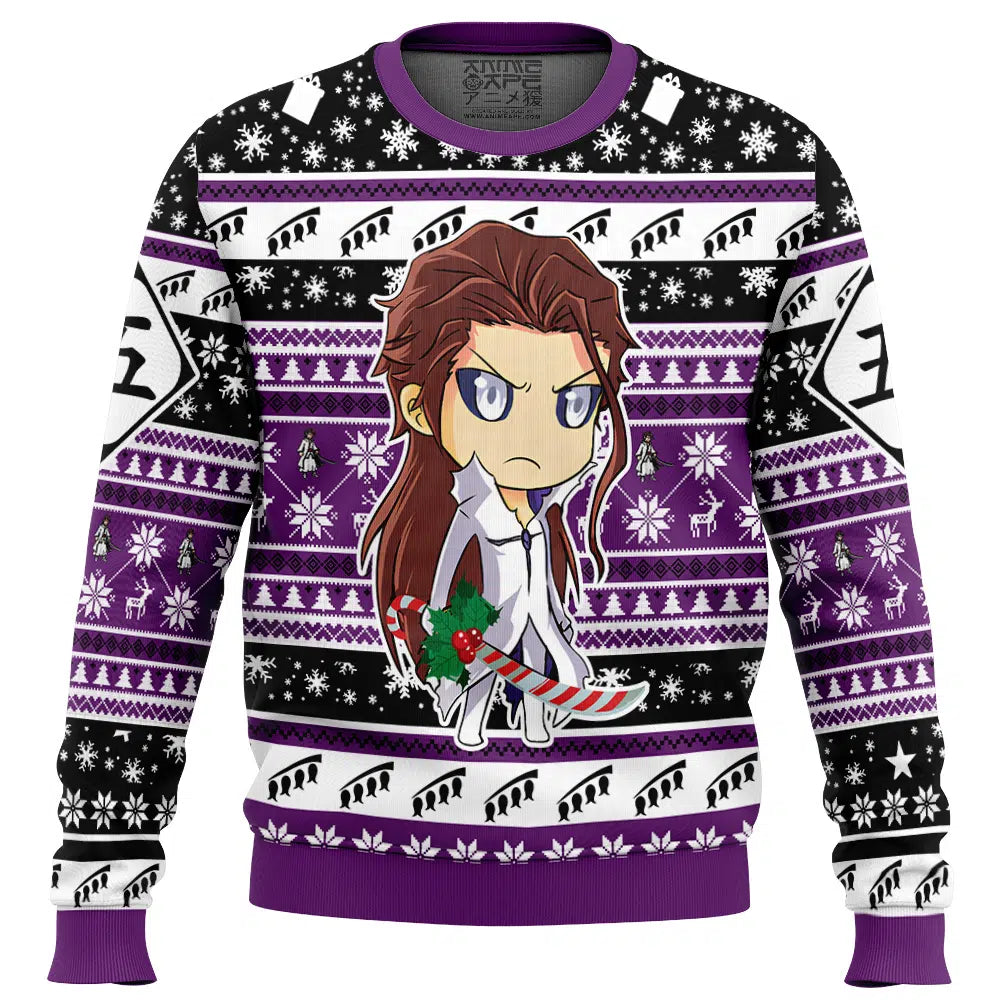 Chibi Sousuke Aizen Bleach Ugly Christmas Sweater