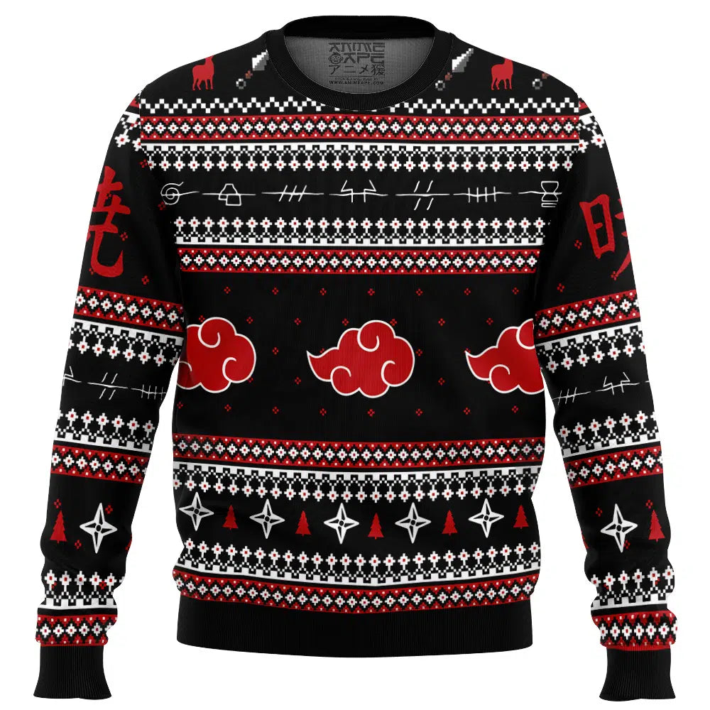 Christmas Akatsuki Shippuden Ugly Christmas Sweater