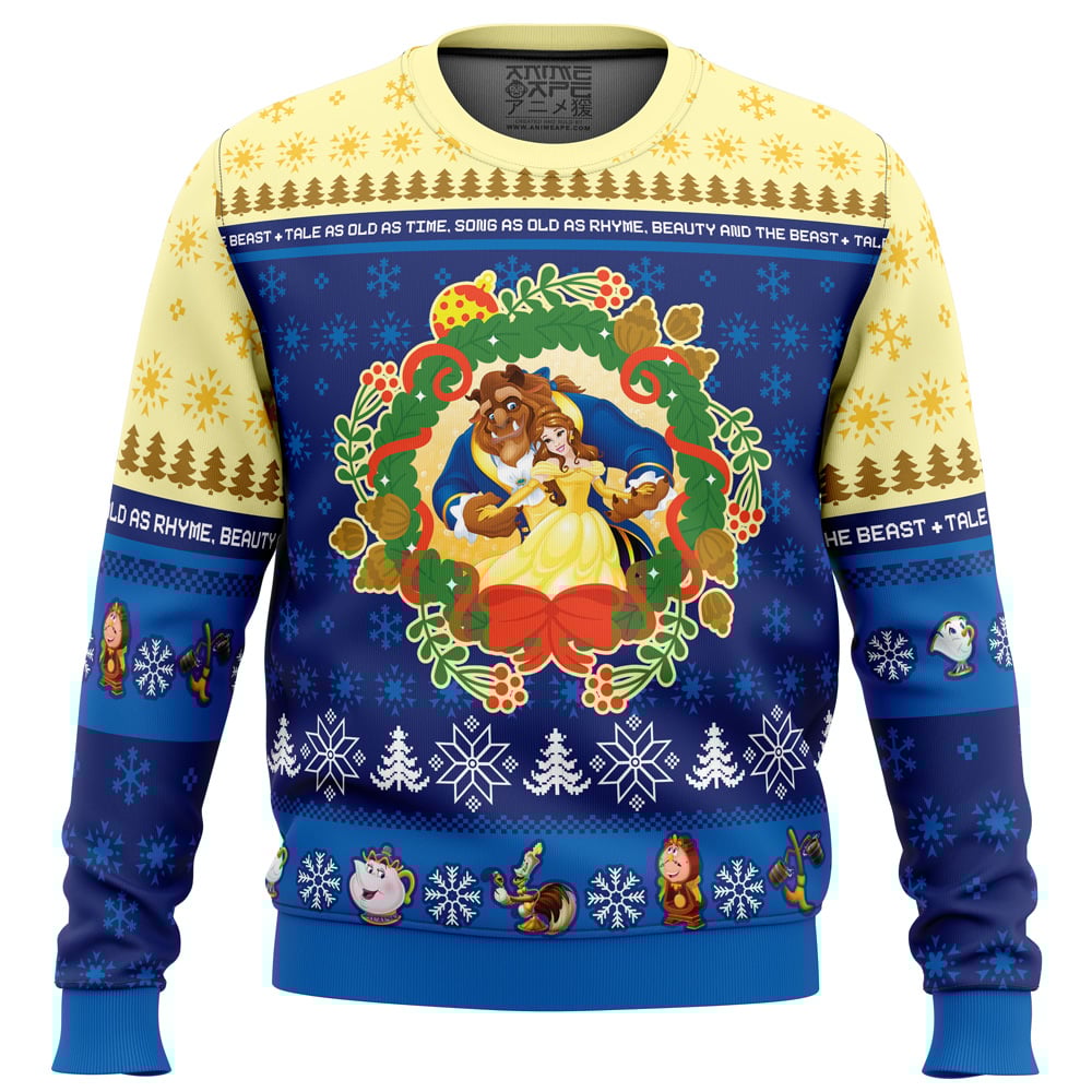 Christmas Beauty and the Beast Ugly Christmas Sweater