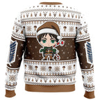 Christmas Chibi Eren Attack on Titan Ugly Christmas Sweater