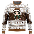 Christmas Chibi Eren Attack on Titan Ugly Christmas Sweater