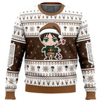 Christmas Chibi Eren Attack on Titan Ugly Christmas Sweater