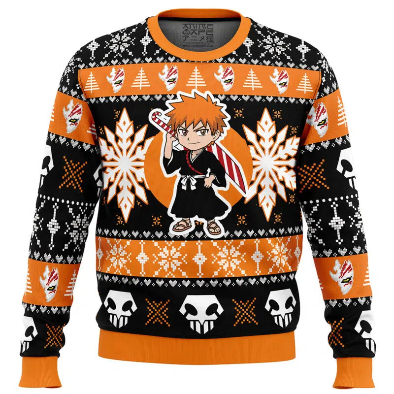 Christmas Chibi Ichigo Bleach Ugly Christmas Sweater
